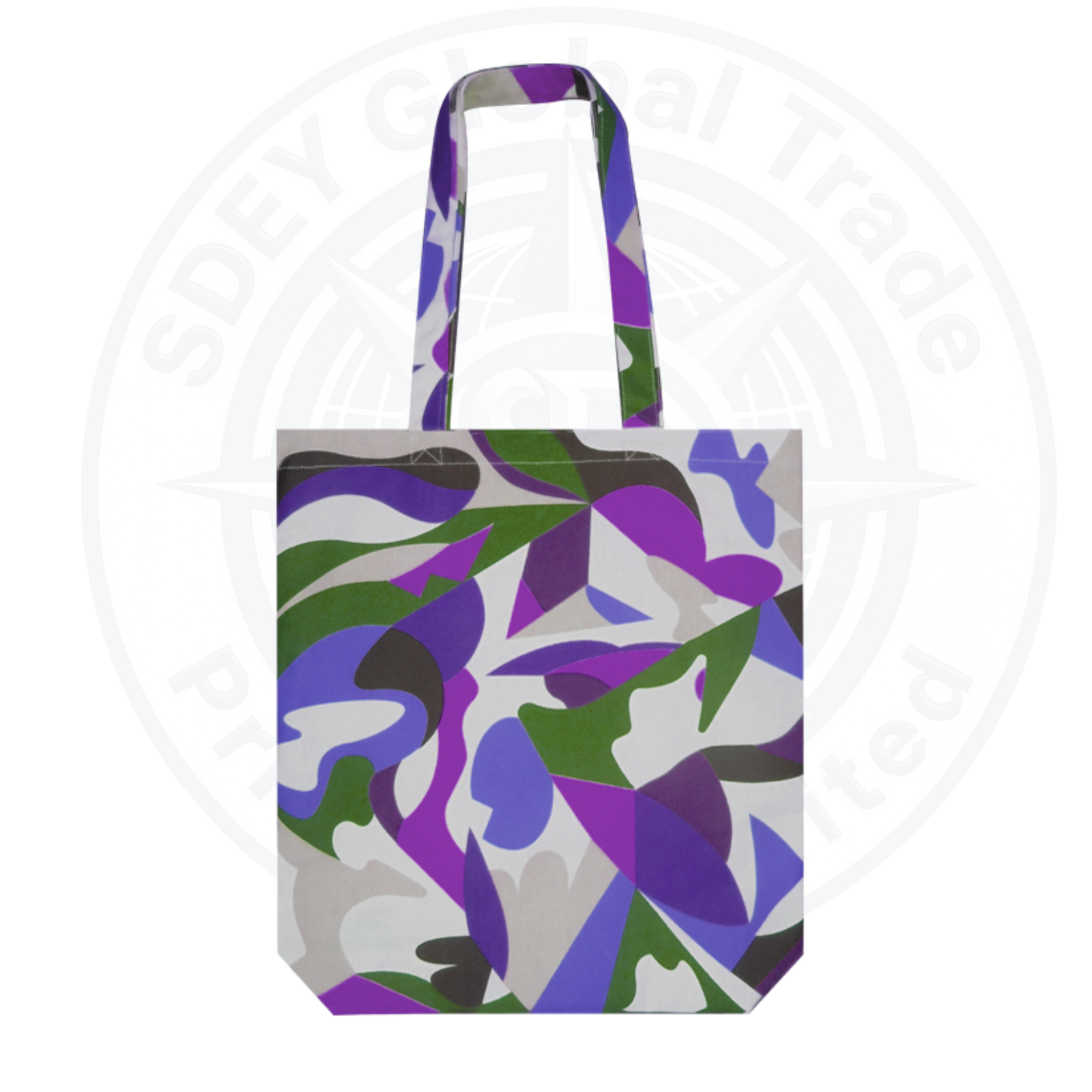 Body Painted Dyed Canvas Shoulder Bag