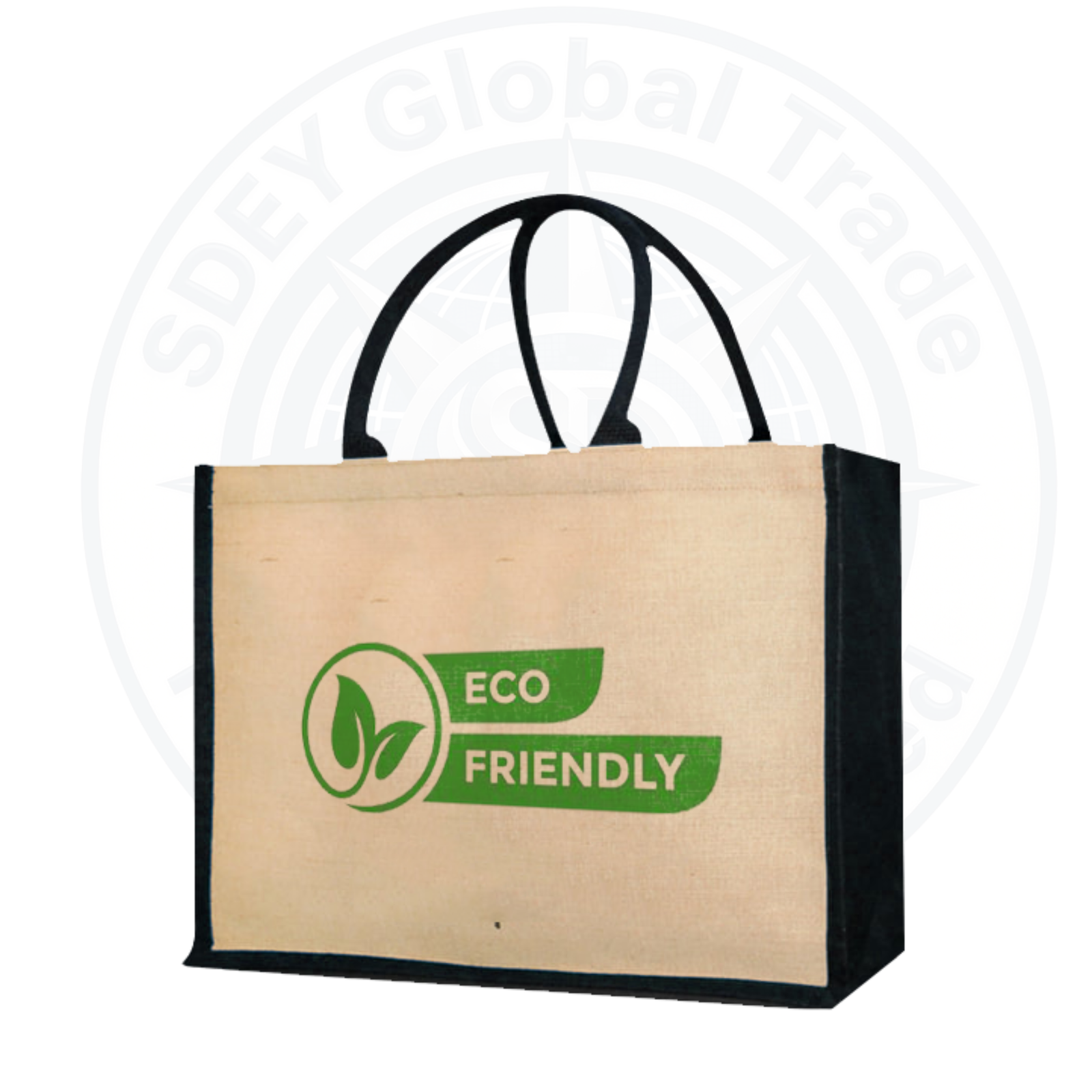 Contrast Panel Juco Bag