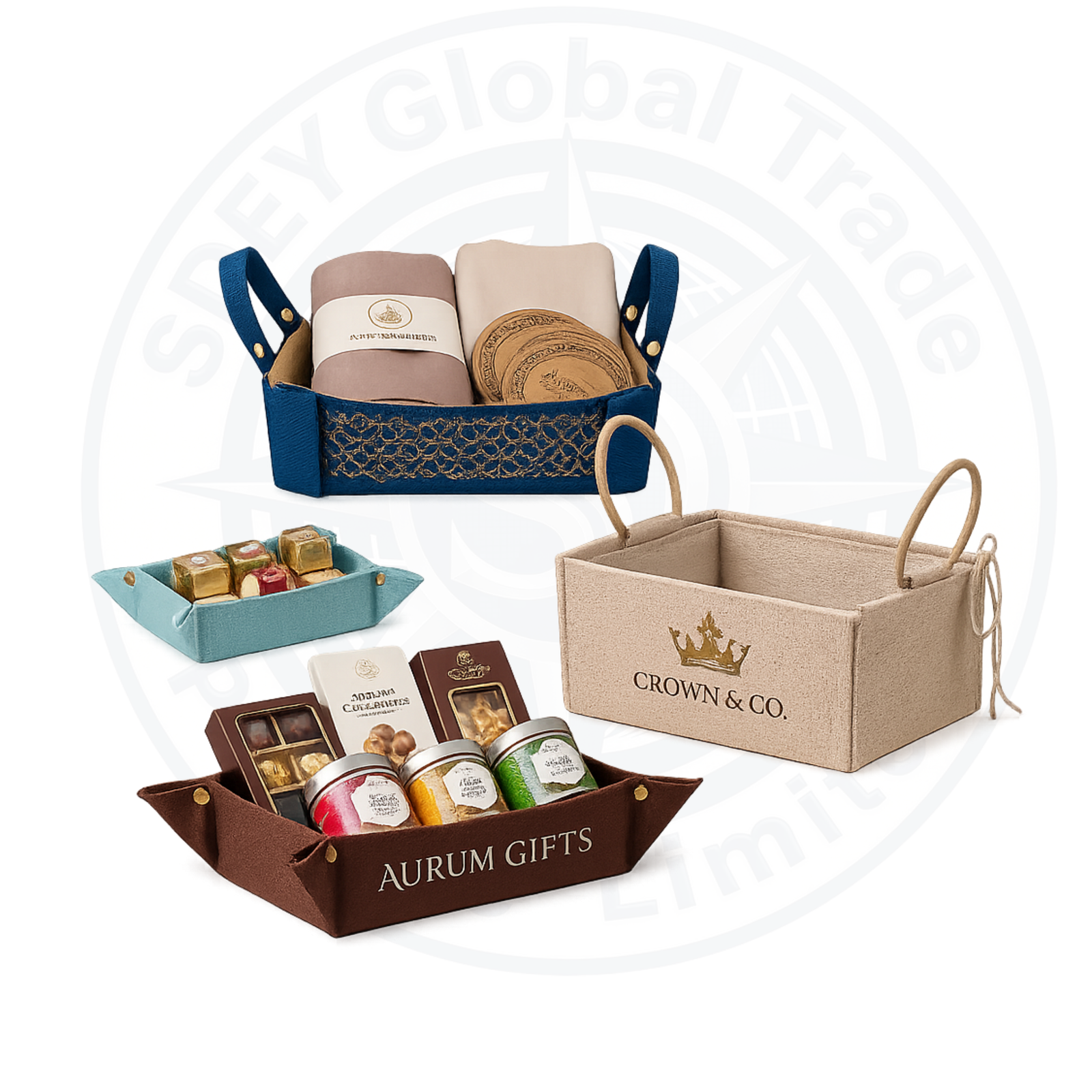 Jute Hampers & Gift Trays