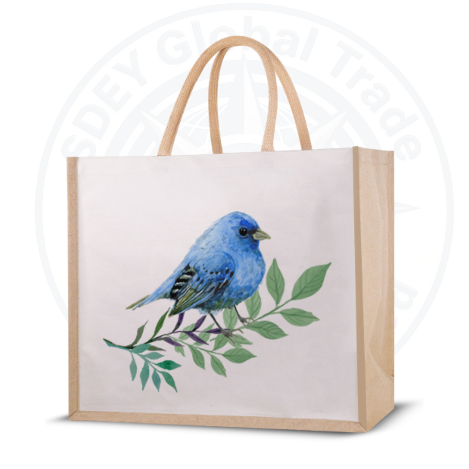 Wide Juco Bag With Body Paint